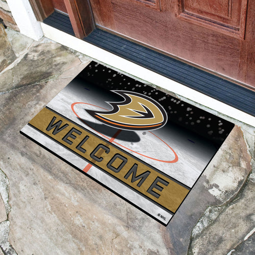 Anaheim Ducks Crumb Rubber Door Mat - 18