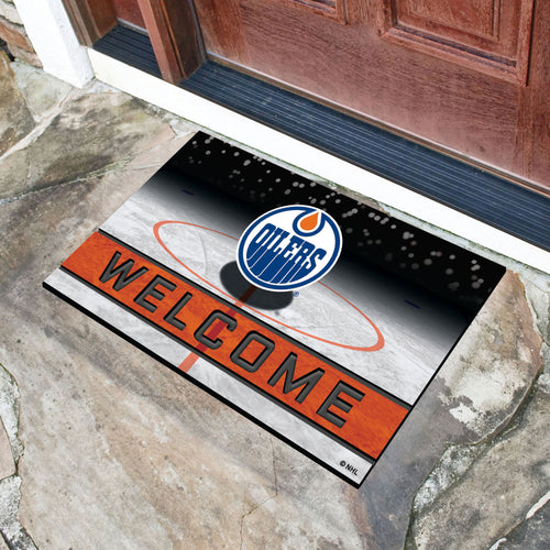 Edmonton Oilers Crumb Rubber Door Mat - 18