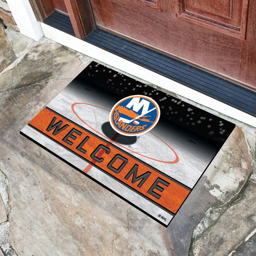 New York Islanders Crumb Rubber Door Mat - 18