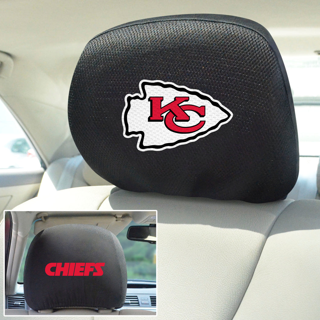 Kansas City Chiefs Set of 2 Headrest Covers
