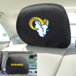 Los Angeles Rams Set of 2 Headrest Covers