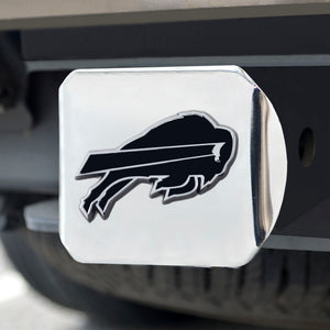 Buffalo Bills Chrome Emblem on Chrome Hitch Cover 