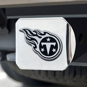 Tennessee Titans Chrome Emblem on Chrome Hitch Cover 