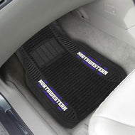Northwestern Wildcats 2-piece Deluxe Car Mat Set 21"x27"