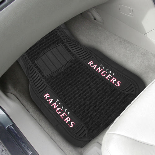 Texas Rangers 2-piece Deluxe Car Mat Set 21