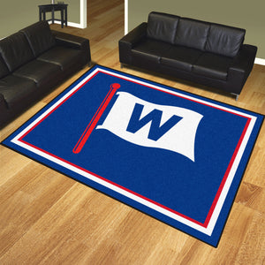 Chicago Cubs "W" Plush Rug - 8'x10'
