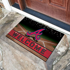 Atlanta Braves Crumb Rubber Door Mat - 18"x30"