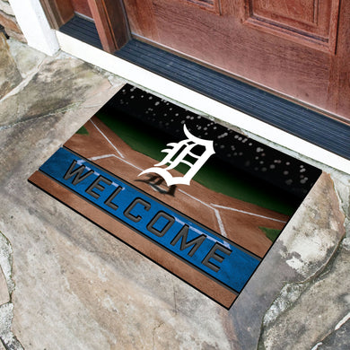 Detroit Tigers Crumb Rubber Door Mat - 18
