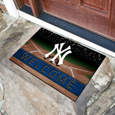 New York Yankees Crumb Rubber Door Mat - 18