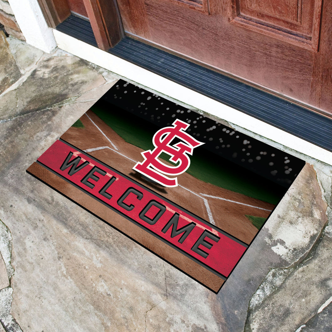  St. Louis Cardinals Crumb Rubber Door Mat - 18