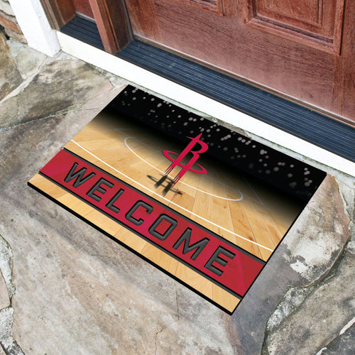 Houston Rockets Crumb Rubber Door Mat - 18