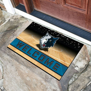 Minnesota Timberwolves Crumb Rubber Door Mat - 18"x30"