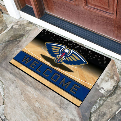 New Orleans Pelicans Crumb Rubber Door Mat - 18