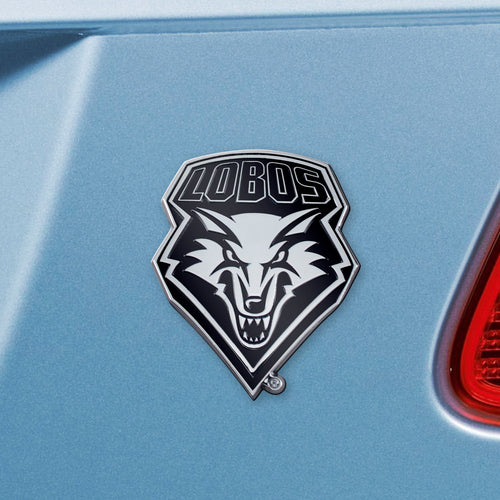 New Mexico Lobos Chrome Auto Emblem