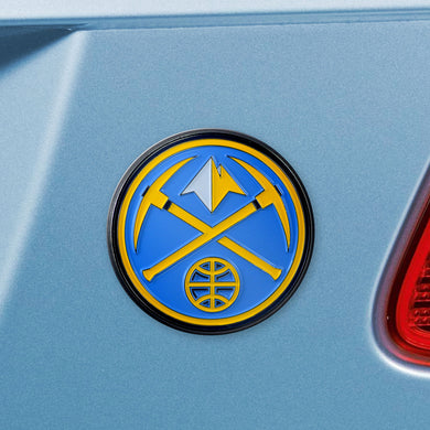 Denver Nuggets Color Chrome Auto Emblem