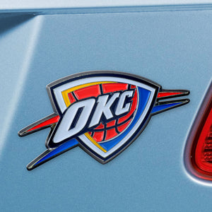 Oklahoma City Thunder Color Auto Emblem