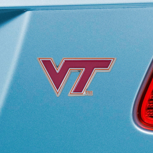 Virginia Tech Hokies Color Chrome Emblem