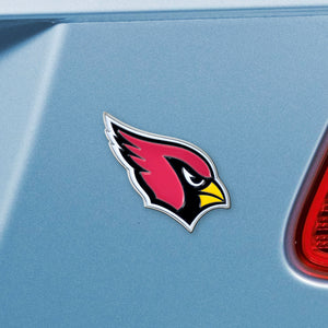 Arizona Cardinals Color Chrome Auto Emblem 