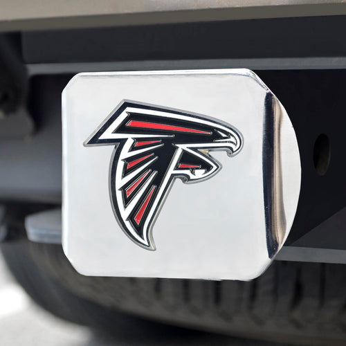 Atlanta Falcons Color Chrome Hitch Cover