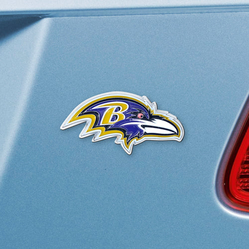 Baltimore Ravens Color Chrome Auto Emblem 