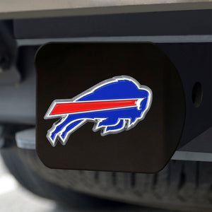 Buffalo Bills Color Emblem On Black Hitch Cover