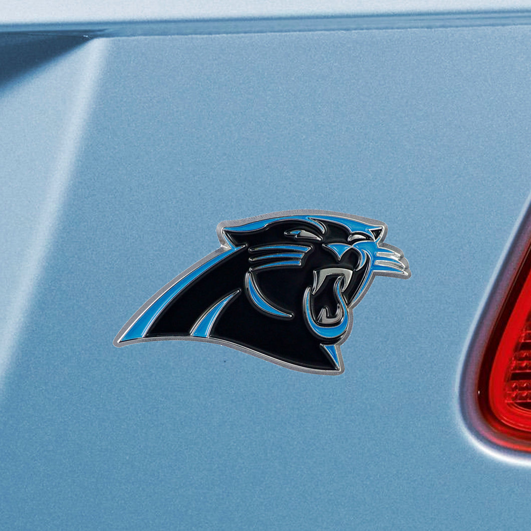 Carolina Panthers Color Chrome Auto Emblem 