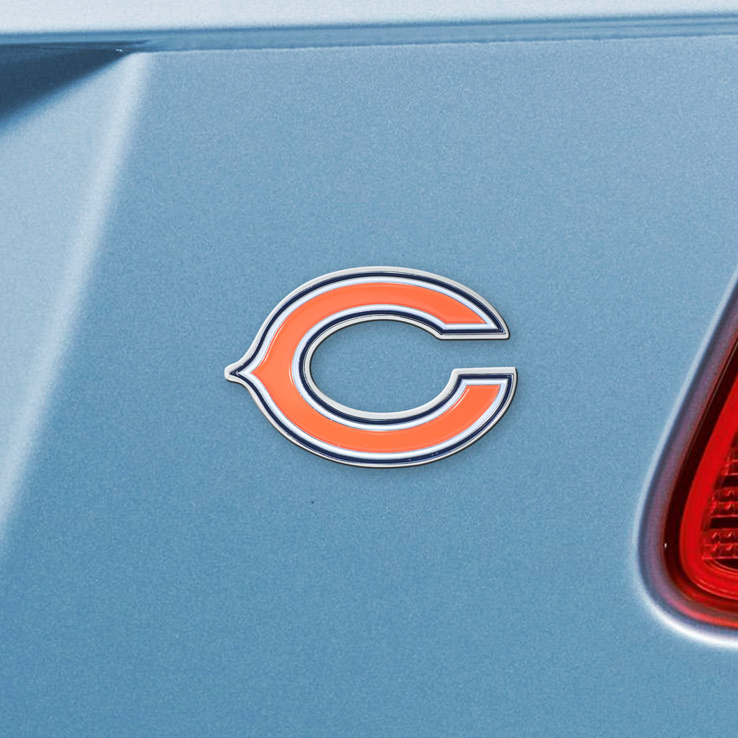 Chicago Bears Color Chrome Auto Emblem 