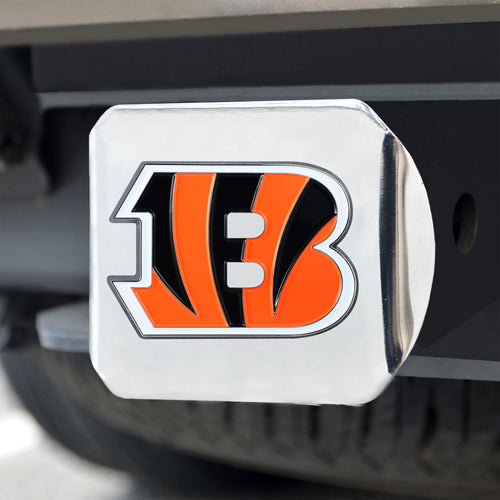 Cincinnati Bengals Color Chrome Hitch Cover