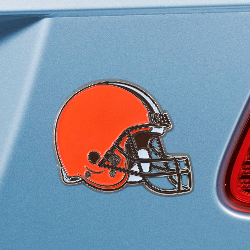 Cleveland Browns Color Chrome Auto Emblem 