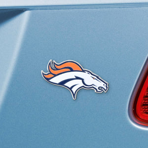 Denver Broncos Color Chrome Auto Emblem 