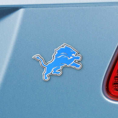Detroit Lions Color Chrome Auto Emblem 