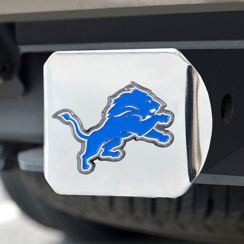 Detroit Lions Color Chrome Hitch Cover