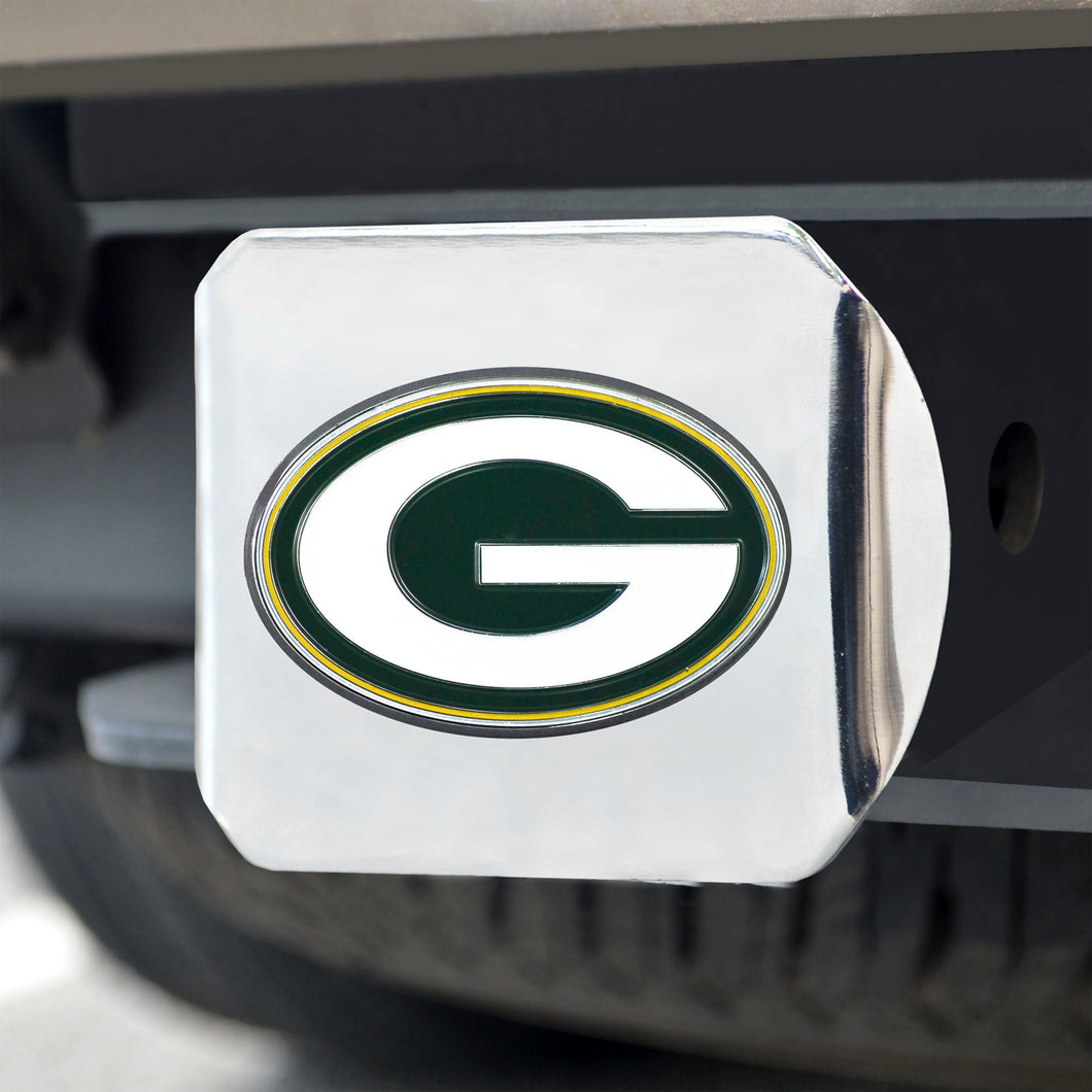  Green Bay Packers Color Chrome Hitch Cover