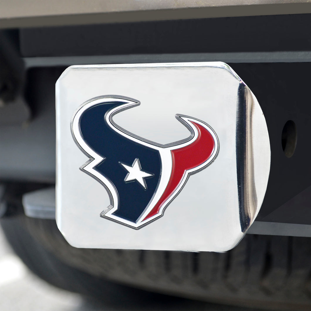 Houston Texans Color Chrome Hitch Cover