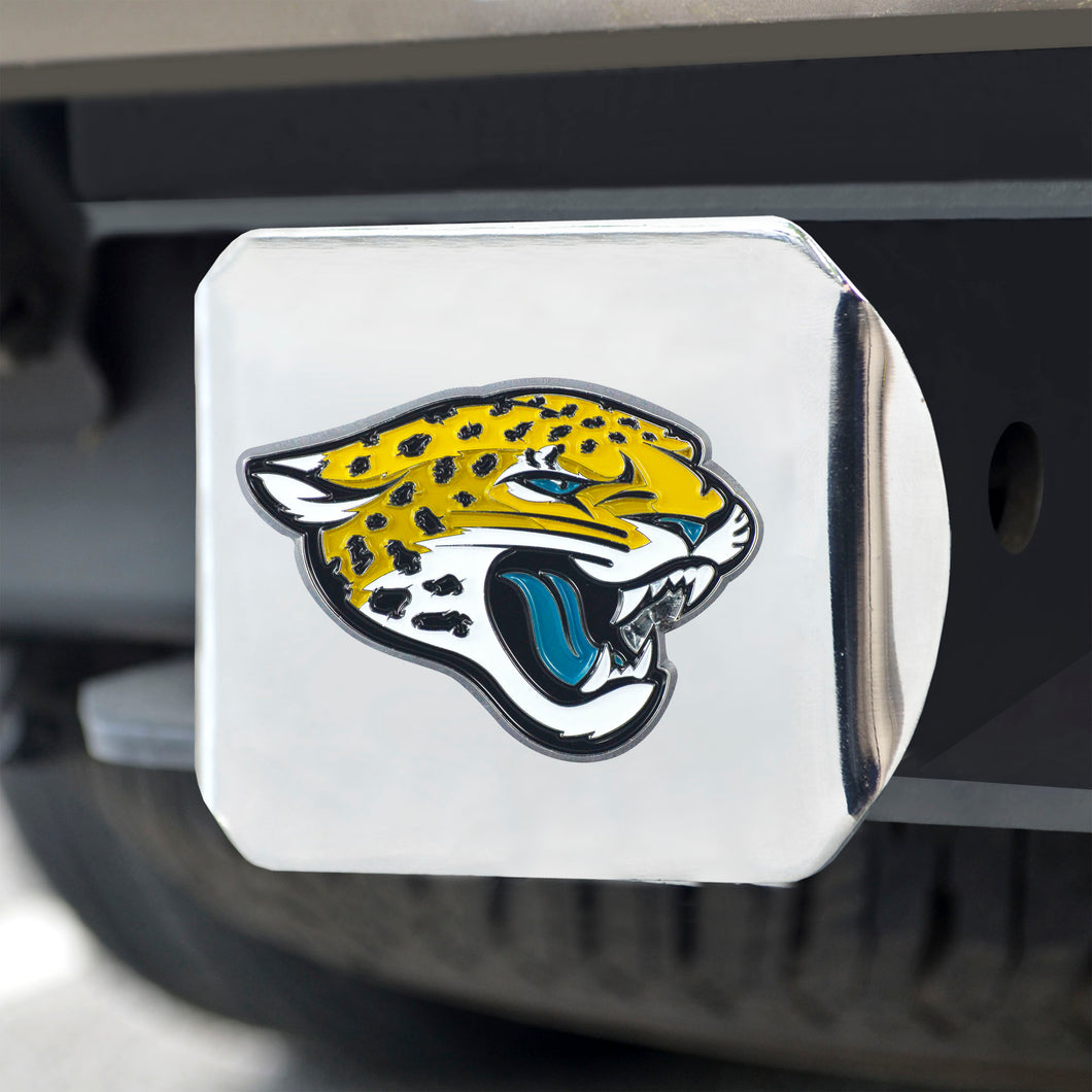 Jacksonville Jaguars Color Chrome Hitch Cover