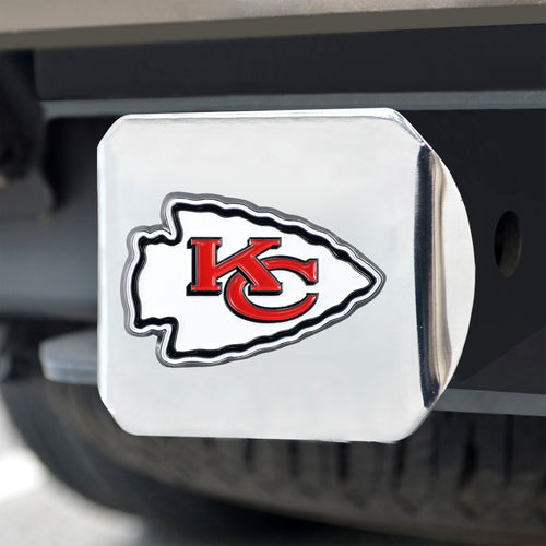 Kansas City Chiefs Color Chrome Hitch Cover