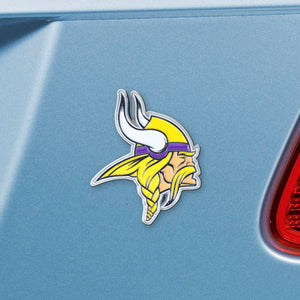 Minnesota Vikings Color Chrome Auto Emblem