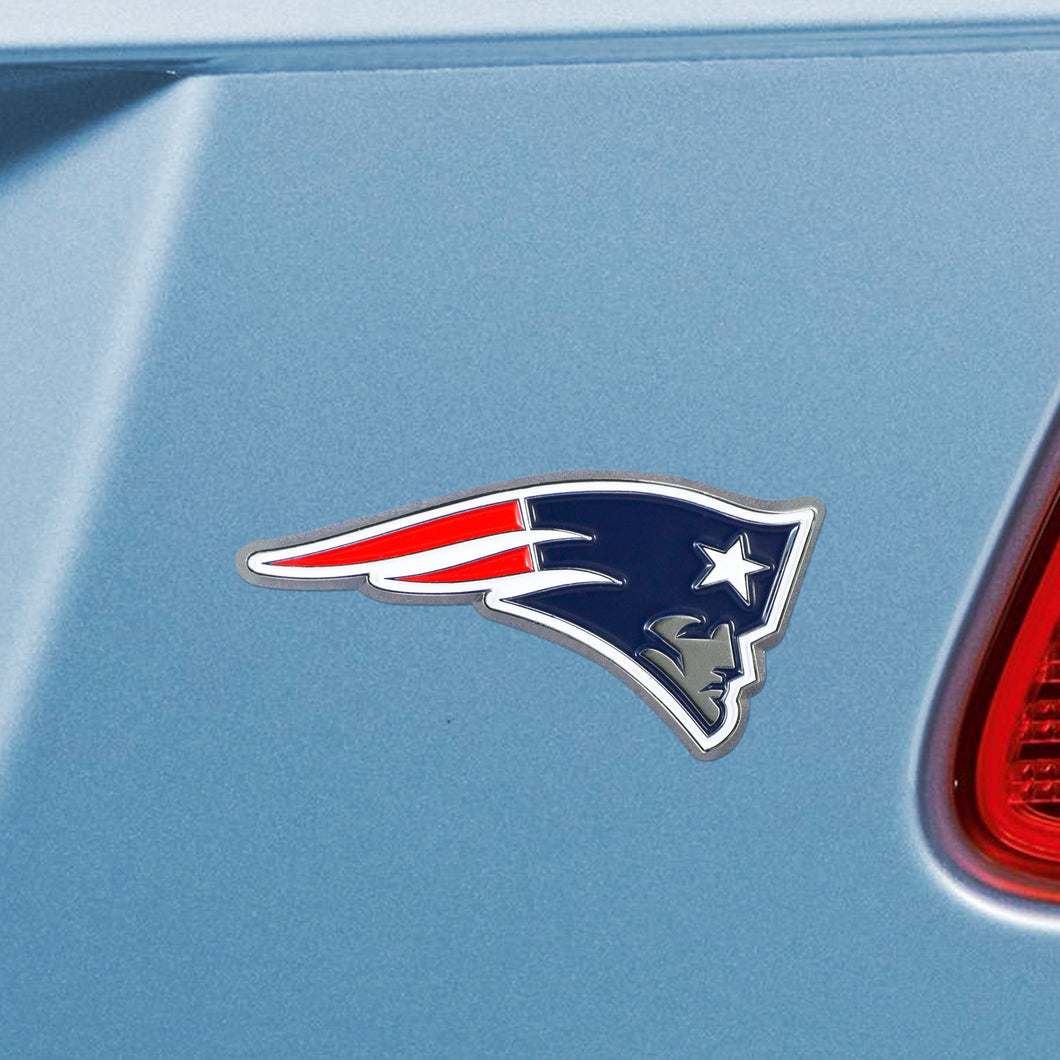 New England Patriots Color Chrome Auto Emblem