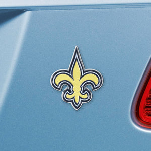 New Orleans Saints Color Chrome Auto Emblem