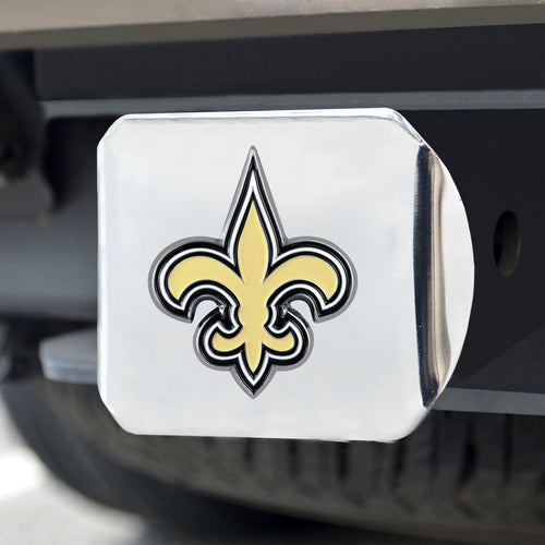 New Orleans Saints Color Chrome Hitch Cover