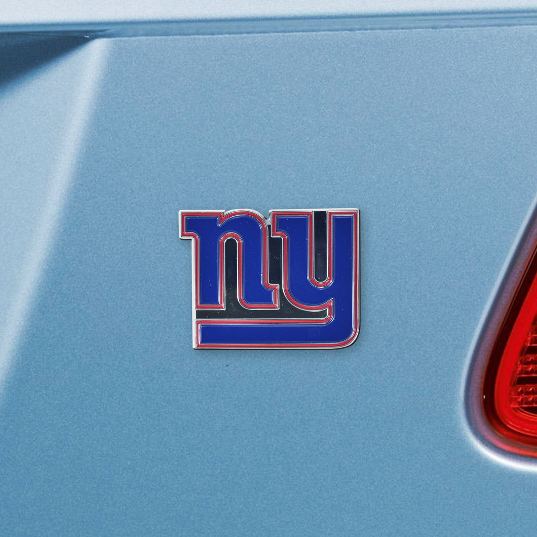 New York Giants Color Chrome Auto Emblem
