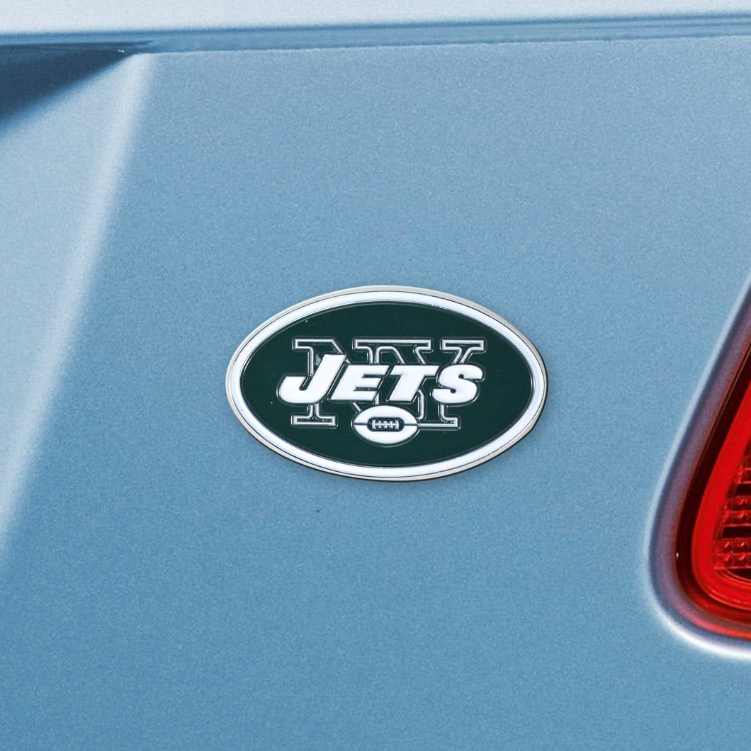 New York Jets Color Chrome Auto Emblem