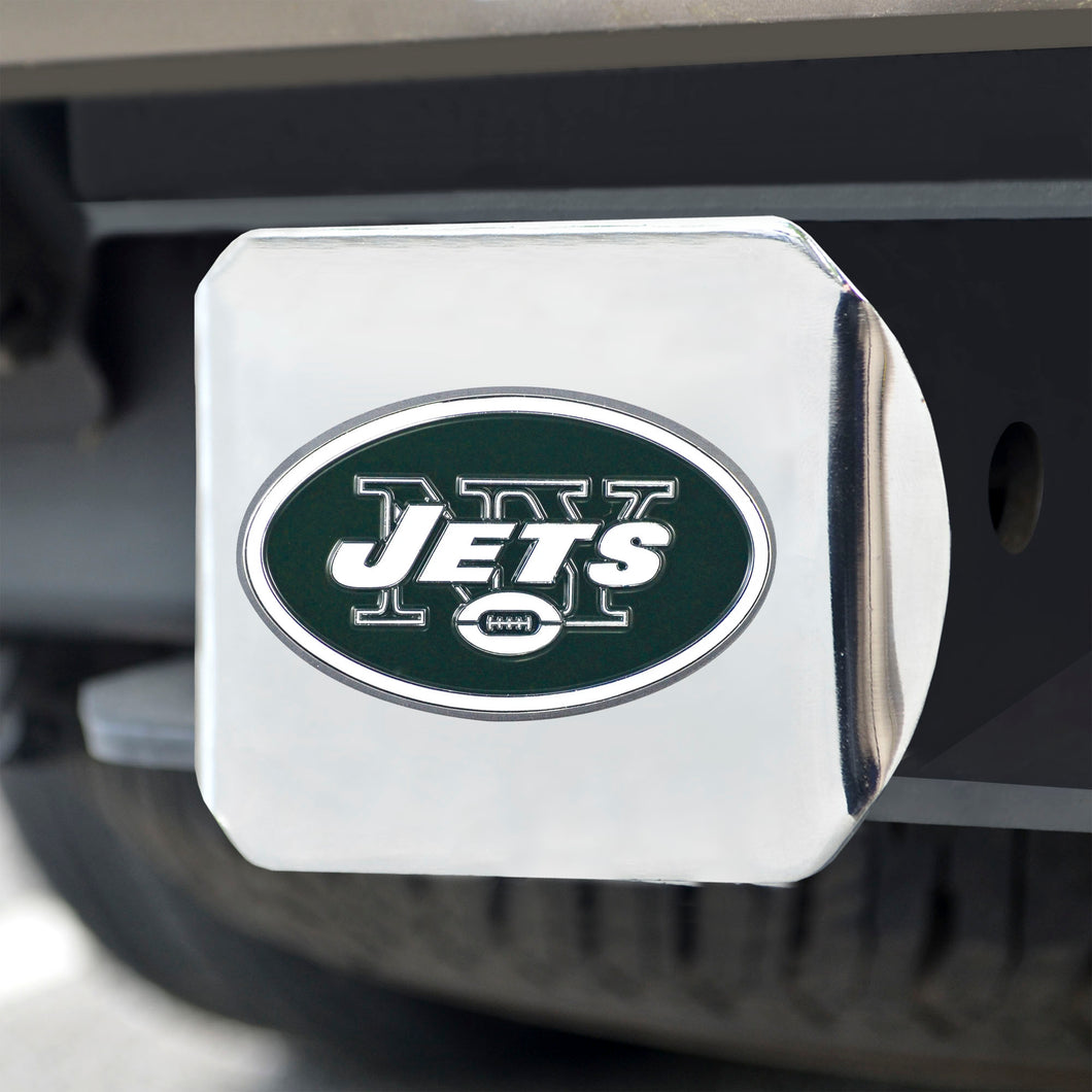 New York Jets Color Chrome Hitch Cover