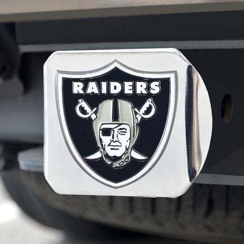 Las Vegas Raiders Color Chrome Hitch Cover