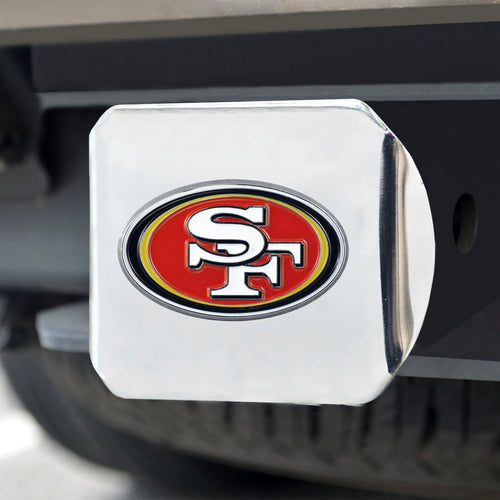 San Francisco 49ers Color Chrome Hitch Cover