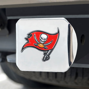 Tampa Bay Buccaneers Color Chrome Hitch Cover
