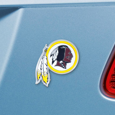 Washington Redskins Color Chrome Auto Emblem