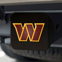 Washington Commanders Color Emblem On Black Hitch Cover