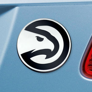 Atlanta Hawks Chrome Auto Emblem