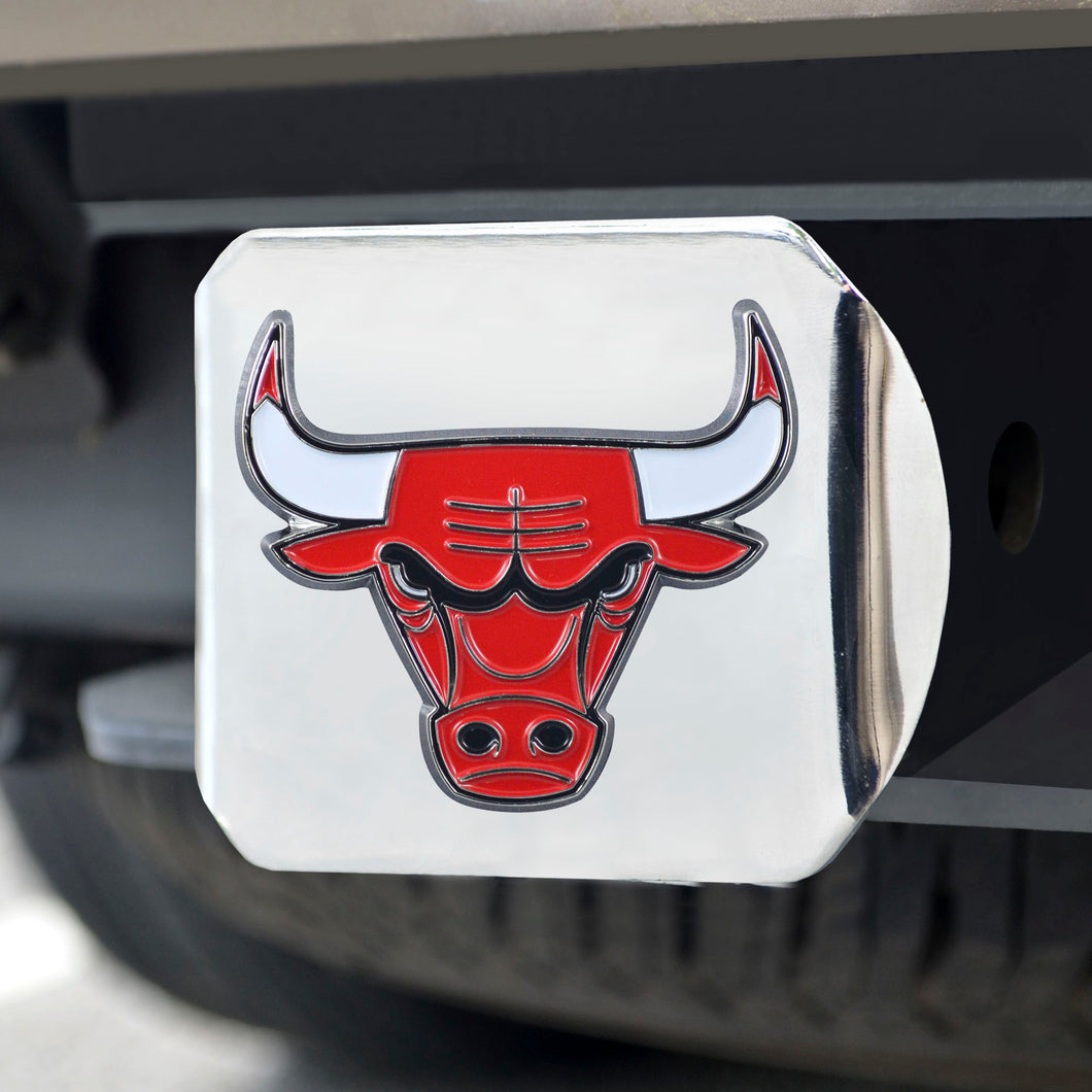 Chicago Bulls Color Chrome Hitch Cover 